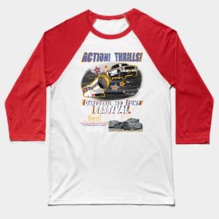 Stunt Show Flyer Baseball T-Shirt